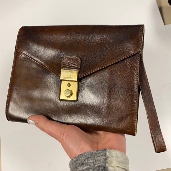 Vintage Astor Bags Men’s Wristlet Clutch Attaché Bag - Picture 2 of 16